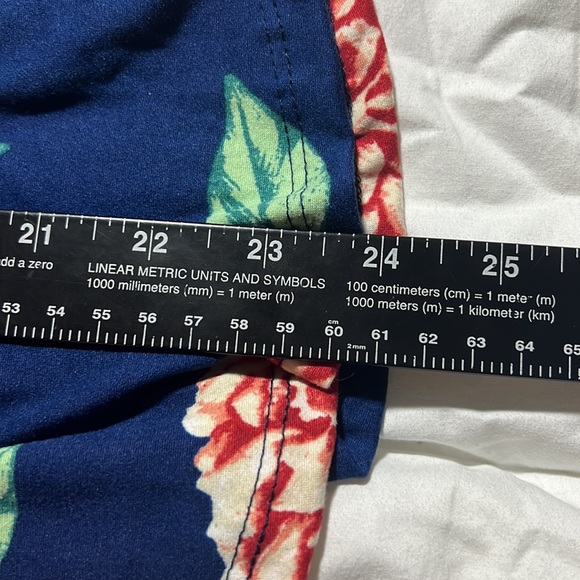 Reb & J girls navy floral peplum sleeve girls dress SZ XL - Picture 9 of 9